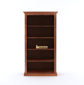 MoonWooden Solid Sheesham Wooden Bookshelf | Book Shelf Cabinet for Home & Office Living Room